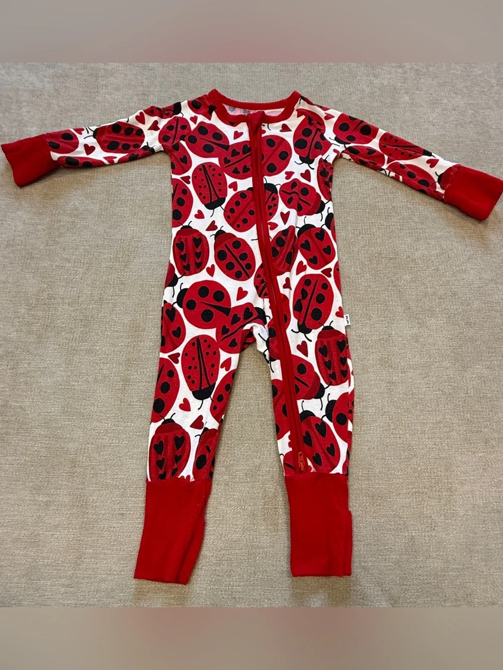 Little Sleepies Love Bugs Zippy 3-6 Months